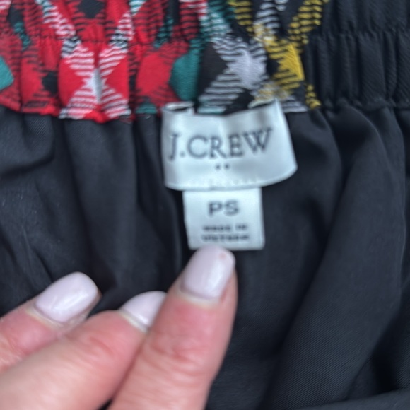J crew pleated tartan midi skirt. Petite small NWT - Picture 3 of 5